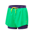 Ronhill Kläder Ronhill Tech Distance Twin Löparshorts Damer-Grön,Lila