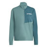 Terrex MT Half-Zip Löpartröja Damer-Mörkgrön,Grön