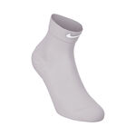 Nike Kläder Nike Fast Midweight Ankle Löparsockor Unisex - grå, vit