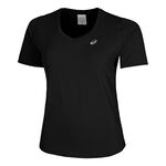 ASICS Kläder ASICS Road V-Neck Löpartröja Damer-Svart