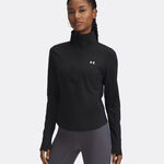 Under Armour Kl&auml;der Under Armour Motion Half-Zip L&aring;ng&auml;rmat Damer-Svart