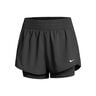 Dri-Fit One MR 2in1 Shorts Damer-Svart