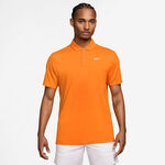 Nike Tenniskl&auml;der Nike Dri-Fit Victory Court Solid Polo Herrar - orange, vit