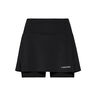 Club Basic Kjol Damer-Svart,Silver