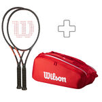 Wilson Racketpaket Wilson Clash 100 V3.0 Tour Racket