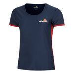 Ellesse Kläder Ellesse Pierce T-shirt Damer-Mörkblå,Röd