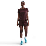 Nike Kläder Nike Dri-Fit One Mid Rise 2in1 3in Shorts Damer - mörkröd, silver