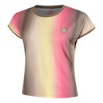 BIDI BADU Kläder BIDI BADU Spectrum T-shirt Damer-Brun,Gul