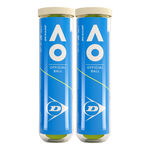 Dunlop Tennisbollar Dunlop Australian Open 2x 4-pack Rör