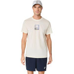 ASICS Tenniskl&auml;der ASICS Court Core Graphic T-shirt Herrar-creme