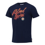 Roland Garros Kläder Roland Garros T-shirt Herrar-Mörkblå