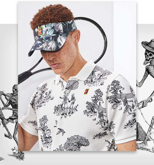 nike skeleton tennis shirt